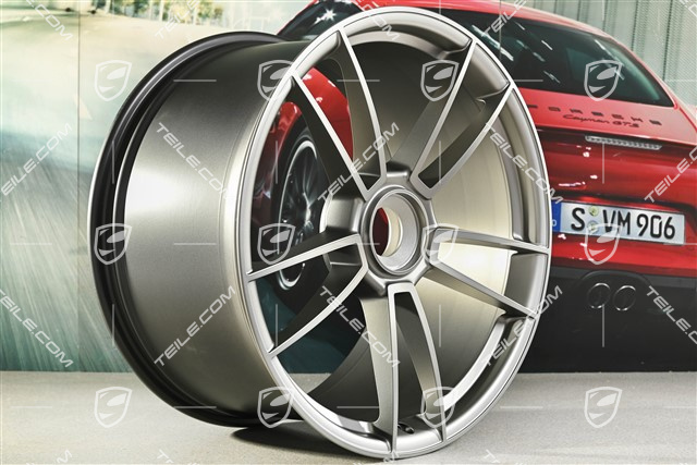 21-inch Turbo S wheel rim, 11,5J x 21 ET67, Platinum satin-mat