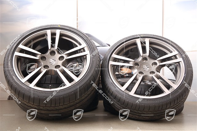 19" Komplet kół letnich Turbo II, felgi 8J x 19 ET57+11J x 19 ET 51 + opony letnie 235/35 ZR 19 + 305/30 ZR 19, bez czujników RDK