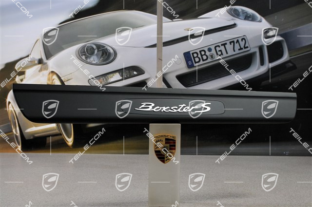 Einstiegleiste, Boxster S, schwarz, L=R Einstiegleiste, Boxster S, schwarz, L=R