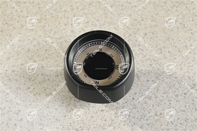 Compass with clock, Chalk beige
