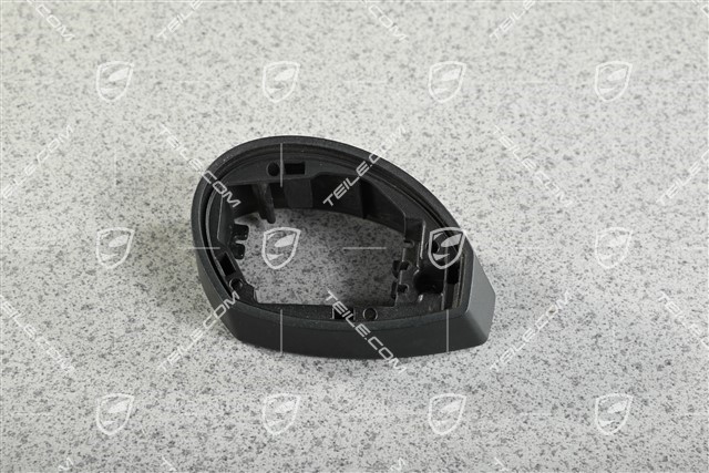 Abdeckkappe, Spiegelfussgehäuse / Spiegel, Blende unten, Satinschwarz, R