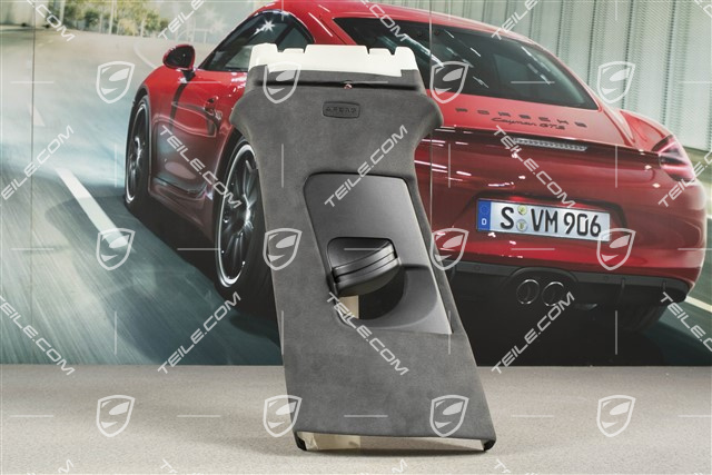 Verkleidung von B-Säule, Alcantara Schwarz, L