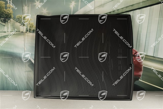 Wkład bagażnika tylnego z napisem PORSCHE