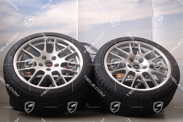 20" RS Spyder Winterräder Satz, Felgen 9,5J x 20 ET65 + 10,5J x 20 ET65 + Winterreifen Continental 255/40 R20 + 285/35 R20, ohne RDK Sensoren