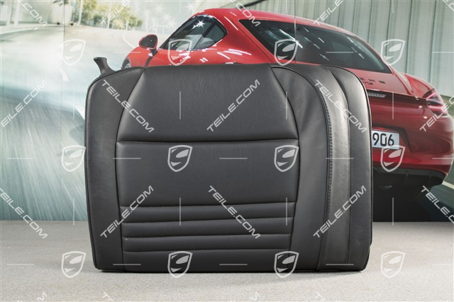 Notsitzrückenlehne, Leder, schwarz, Cabrio, R