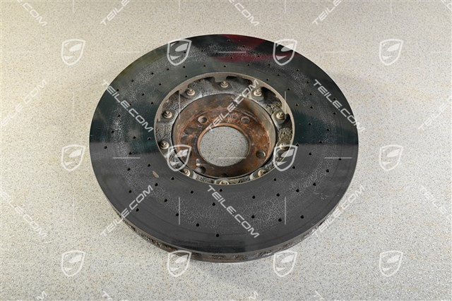 Disc brake, front axle, PCCB, damaged, L
