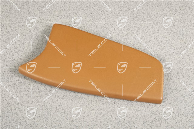 Centre console / tunnel cover, Leather, Lateral, Brown/Natural, Coupe/ Targa, L