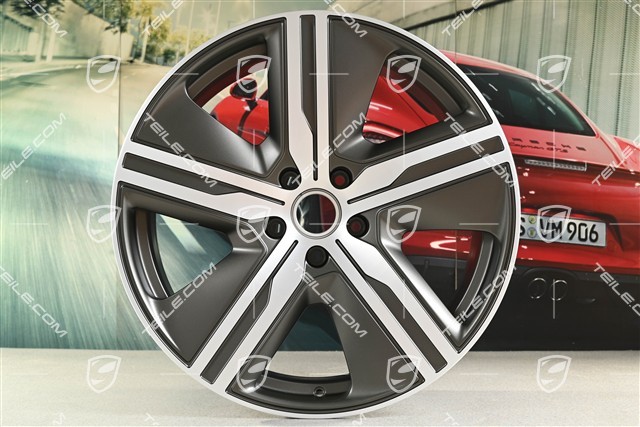 22" Felge Macan Exclusive Design, 9J x 22 ET29, Turbonite, rechts