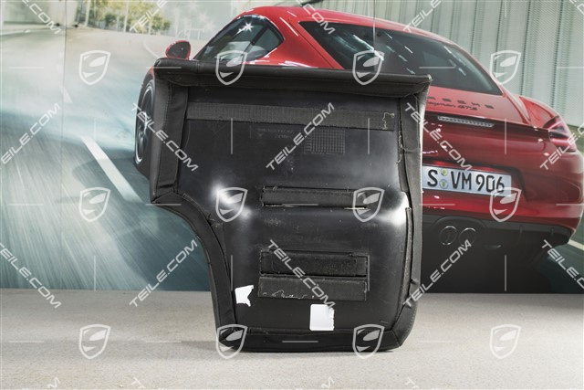 Notsitzkissen, Coupe/Targa, Leder, schwarz, R