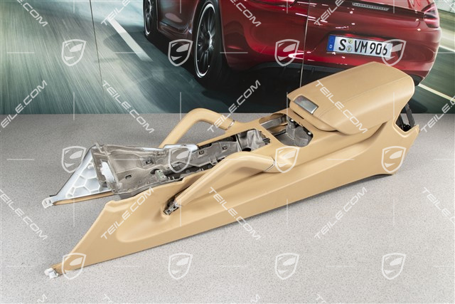 Centre console / tunnel, part, Leatherette, Luxor beige
