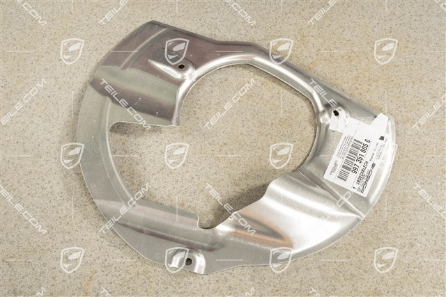 Front axle disc brake protective plate, PCCB, L