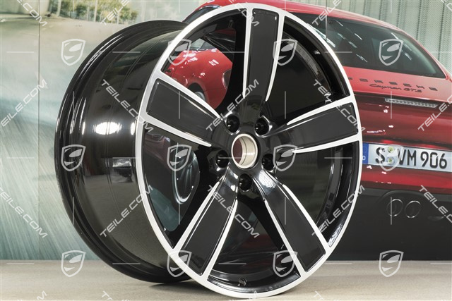 22-inch Sport Classic wheel rim, 11,5J x 22 ET52, black high gloss