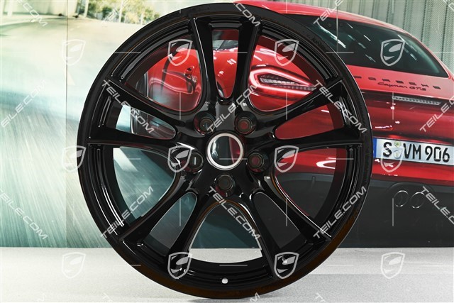 21-inch Cayenne Sport / GTS wheel rim, 10Jx21 ET50, in black