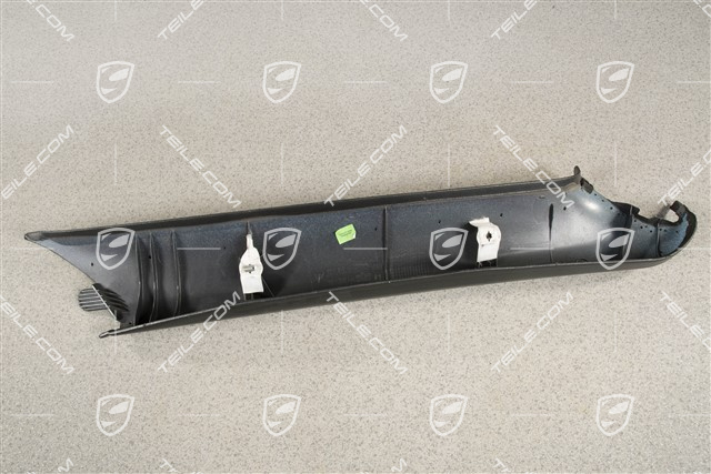 Verkleidung von A-Säule, Coupe, Kunstleder, Schwarz, L