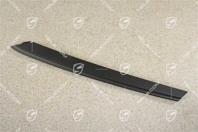 Front bumper disc / trim, Sport Design Package, upper, Black matt, L