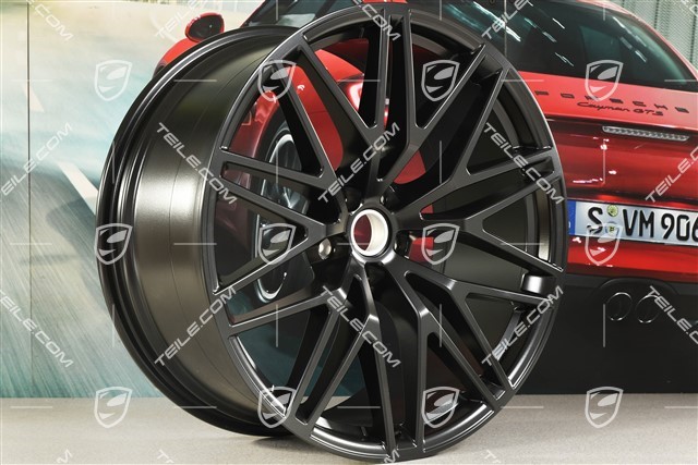 21" Felge RS Spyder Design II, 10J x 21 ET19, schwarz seidenmatt