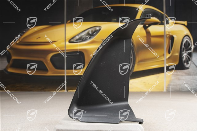 Prowadnica powietrza boczna do zderzaka sport design, Czarna, R