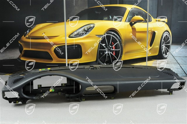 Schalttafel Verkleidung, Oberteil, Leder, seeblau