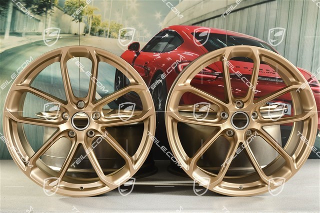 22" komplet felg GT, felgi 10,5J x 22 ET49 + 11,5J x 22 ET52, Neodyme