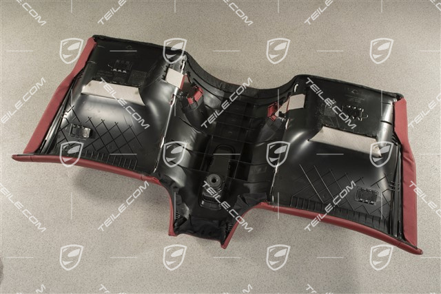 Coupe / Cabrio / Targa, Notsitzkissen, Leder, Bordeauxrot