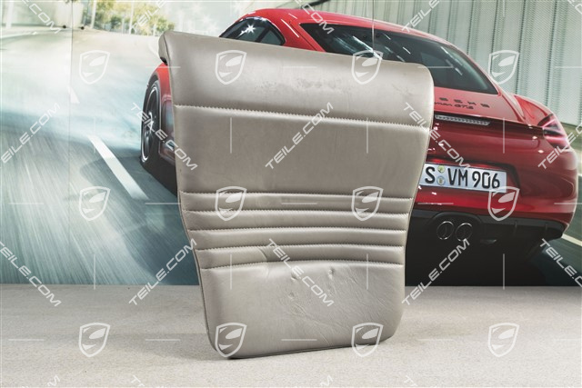Back seat lower / cushion, Cabrio, leather, Graphite grey, L