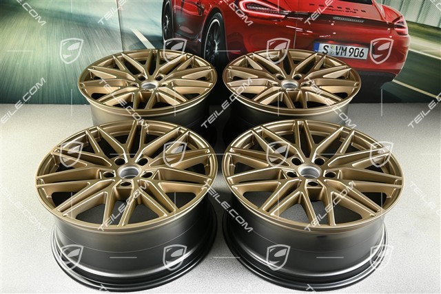 21-inch wheel rim set Cayenne RS Spyder Design, 11J x 21 ET49 + 9,5J x 21 ET46, neodyme