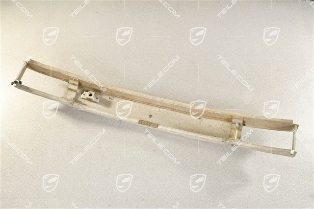 Front bumper reinforcement, damaged