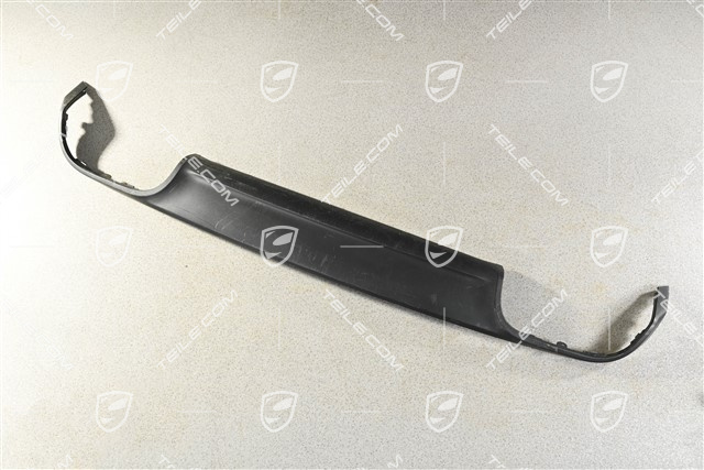 Untere Abdeckung / Diffusor, Stoßstange hinten, Schwarzmatt (schlechter Sehzustand)