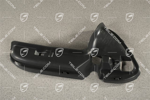 Prowadnica powietrza / 4,8L Biturbo, czarna satyna, R