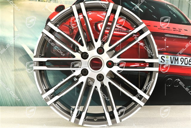 21" Felge Turbo III, Facelift, 10J x 21 ET50, Titan