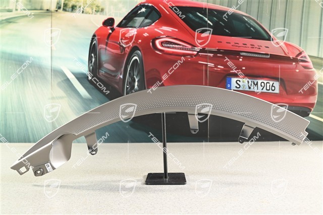 Turbo, Trim cover for rear light, rhodium grey, R
