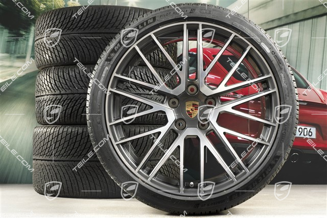 20/21-inch Turbo V winter wheel set, wheel rims 8,5J x 20 ET40 + 11J x 21 ET66 + Michelin winter tyres 245/35 R20 + 305/30 R21
