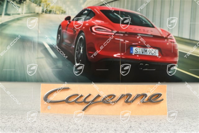 Coupe, Badge / Emblem CAYENNE Platinum Edition