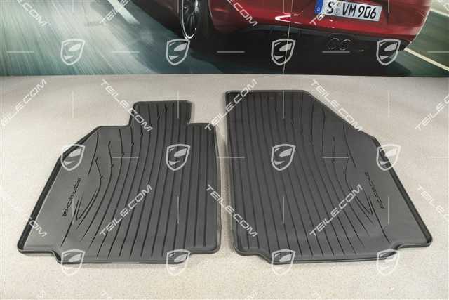 Fussmatten Satz (2-Teile), Gummi