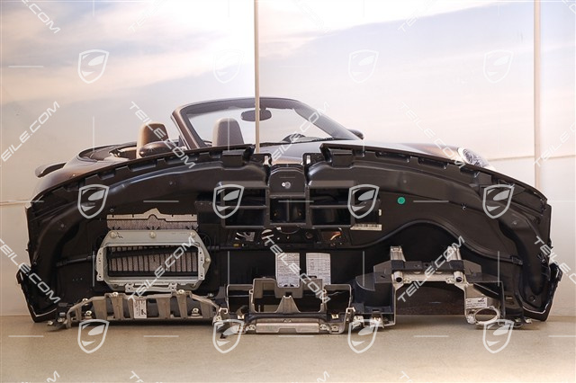 Schalttafel Oberteil / Armaturenbrett, Leder espresso