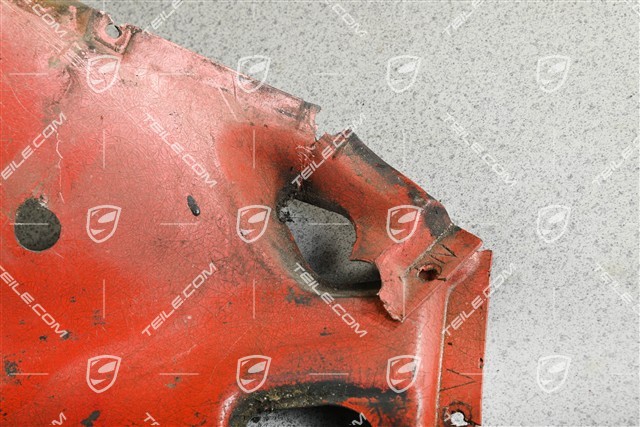 Engine air duct, red, 70–71, damaged
