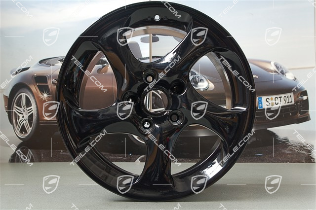 18" Felgensatz Turbo Look II, 8J x 18 ET50 + 11J x 18 ET45, schwarz