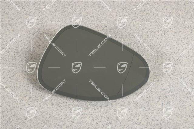 Szkło lusterka, automatycznie ściemniane, pamięć, wypukłe, L