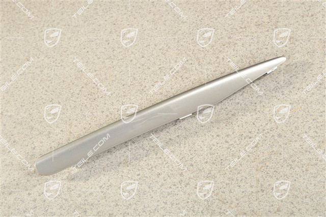 Front bumper retaining frame, lover cover trim, Titan Metallic, L