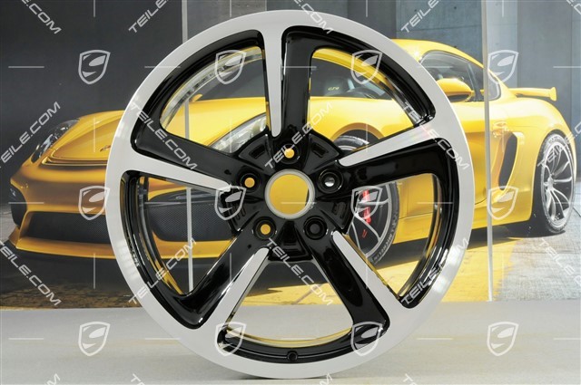 20-inch Sport Techno wheel rim set, 9J x 20 ET51 + 11,5J x 20 ET68, black high gloss