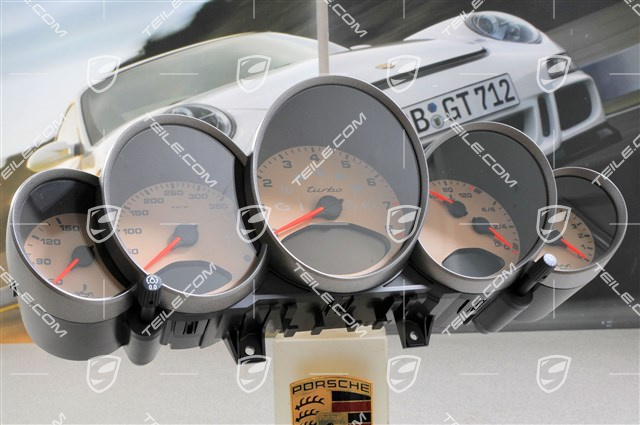 Kombiinstrument, Turbo / 6-biegów, program EXCLUSIVE, beżowe cyferblaty (sand beige)