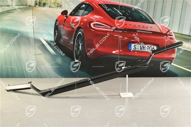 Abdeckung hinten unten schwarz-matt