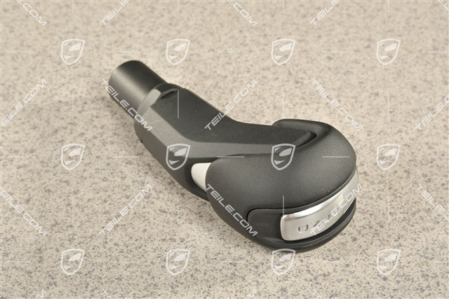 Wahlhebel, schwarz leder