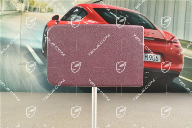 Cover Ashtray, Leatherette, Magenta