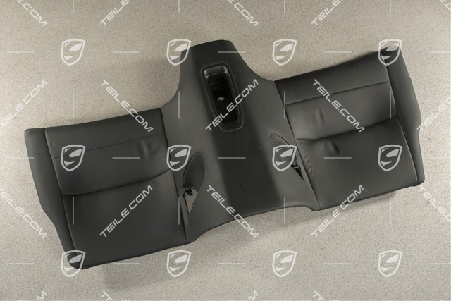 Coupe / Cabrio / Targa, Notsitzkissen, Leder, Schwarz