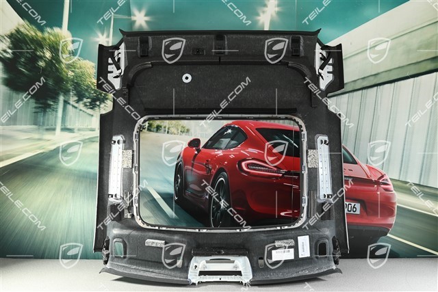 Tapicerka dachu, coupé z szyberdachem, czarna