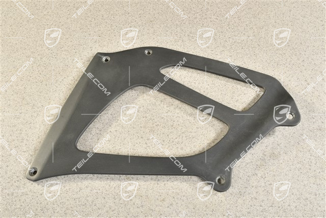 Wing strut for rear spoiler, Black, R