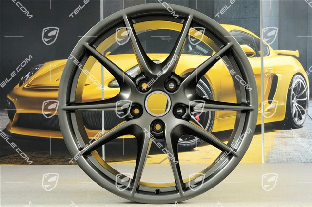 20" Felgensatz Carrera S III, 8J x 20 ET57 + 9,5J x 20 ET45, in Platinum