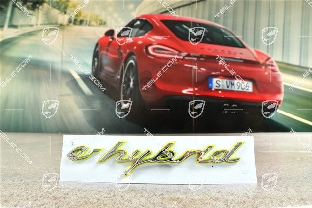 "e-hybrid" Schriftzug / Emblem, seitlich, R