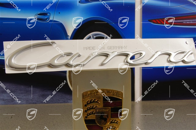 "Carrera" logo, silver